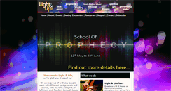 Desktop Screenshot of lightlife.org.uk